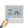 thumbnail image 1 of HLONK WiFi Smart Thermostat 5+2 Programmable 16A Electric Heating Tuya Voice Control Thermostat DIY Install LCD Display Smart Temperature Controller Digital Thermostat Compatible with Ale, 1 of 9