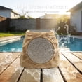 thumbnail image 7 of NiceBuy 8.1" Outdoor& Indoor Solar Bluetooth Rock Speakers with RGB LED Lighting(Sand color), 7 of 7