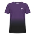 thumbnail image 4 of Camisas de Manga Larga para Hombres Imprimir Casual Cuello Redondo Blusa de Manga Corta, Camisas de Lino para Hombres, 4 of 9