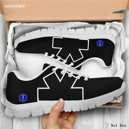 

Gradient Color Casual Shoes for Women Nursing Shoes Lace Up Comfortable Ladies Walk Shoe Paramedic EMT EMS Designer Mesh Sneaker