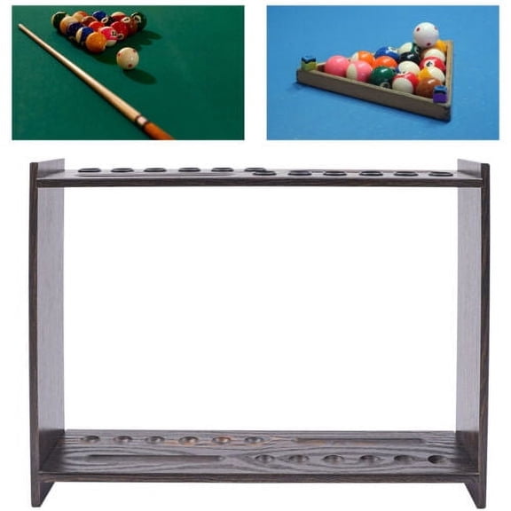 Billiards Cue Rack Billiard Stick Rack Stand Floor Stand Wood Pool Stick Holder