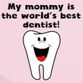 thumbnail image 2 of CafePress - My Mommy Is The Words Best Dentist Body Suit - Baby Light Bodysuit, Size Newborn - 24 Months, 2 of 4