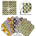 thumbnail image 5 of Soimoi Check Print Precut 5-inch Cotton Fabric Quilting Squares Charm Pack DIY Patchwork Sewing Craft, 5 of 7