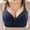 Dark Blue, variant on Women's Push Up Bra Deep V Wireless Bra Padded Lift Bras Adjustable Strap Sexy Comfort Bralette