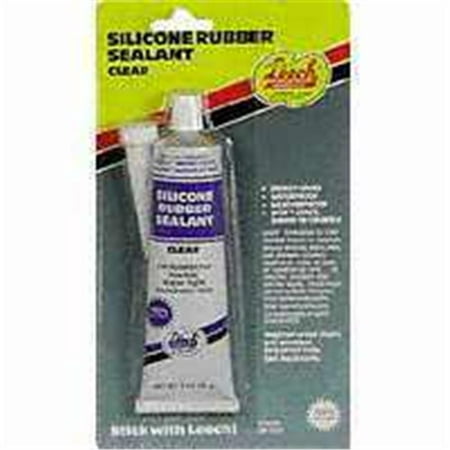 Leech Adhesives SR-1501 RTV Silicone Rubber Sealant, Clear, 3 fl-oz (Best Glue For Silicone Rubber)