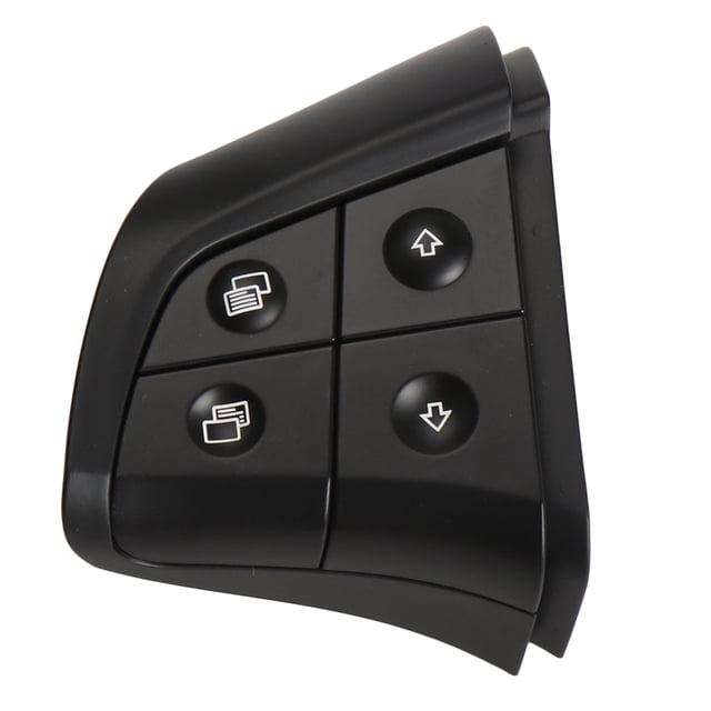 Ygjytge Botón Interruptor Volante 4 Teclas para ML/GL/R/B Class (negro Izquierdo)