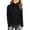 Black, variant on Girls Long Sleeve Turtleneck Pullover Sweater Soft Knit Lightweight Casual Top for Autumn Winter Comfort