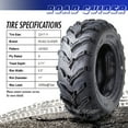 thumbnail image 3 of One ATV Mud Tires 22x7-11 22X7X11 6PR for Honda Recon 250 Suzuki Ozark 250, 3 of 9