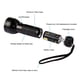 thumbnail image 3 of Linterna LED UV interruptor de goma de irradiación amplia antideslizante antorcha de luz LED negra resistente al agua para verificación ámbar ANGGREK Otros, 3 of 8