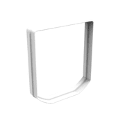 Cat Flap Tunnel Adapter for 360 and 358 Cat Flaps White (362W)