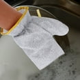 thumbnail image 4 of JUNWELL 2 Pcs Gants Ménagers Réutilisables Gants de Lavage Ménagers pour Lessive (Argent), 4 of 5