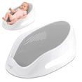 thumbnail image 1 of Bebbly Soporte para Bañera de Bebé Antideslizante con Base Ergonómica Reclinada para Recién Nacido y Hasta Los 6 meses, Ideal para Baño Seguro y Cómodo en Lavabo o Tina 33x55x22 cm (Gris), 1 of 7
