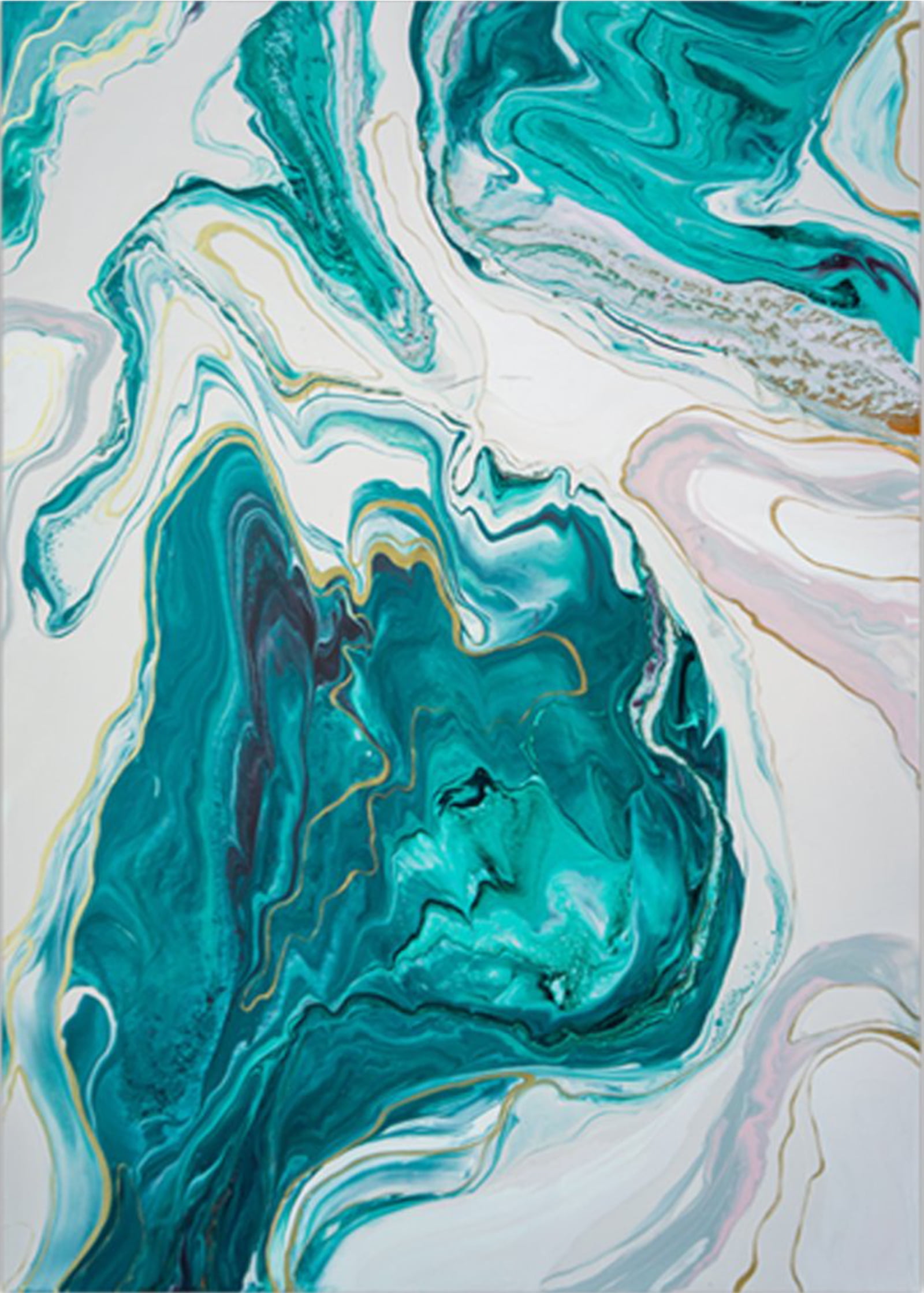 YALKIN Abstract 5D Diamond Painting Kits for Adults Kids Beginners DIY Full Round Drill Paint by