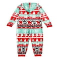 thumbnail image 3 of Christmas Family Matching Hoodie Onesie Pajamas Reindeer Jumpsuit Zipper Pjs for Adult Kids Baby, 3 of 7