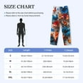 thumbnail image 4 of Balery 3D Butterfly print Men's Pajama Pants,Ultra Lightweight Pjs,Lounge Pant-Small, 4 of 9