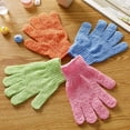 thumbnail image 4 of Double Face Exfoliating Gloves - Gentle Body Scrub for Men, Women & Teens, 4 of 7
