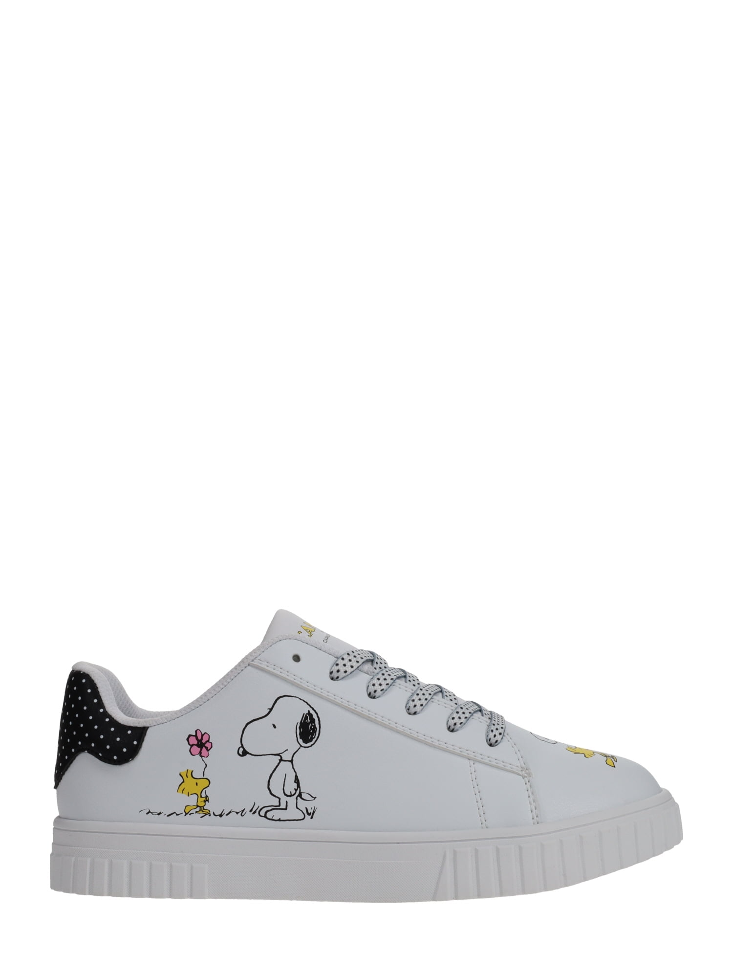 Snoopy By Peanuts Women's White Casual Sneakers