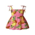 thumbnail image 3 of Enfants Filles Mode Robe Imprimée Sans Manches Enfants Filles Robe Élégante pour Porter Tous les Jours, 3 of 6