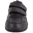 thumbnail image 2 of ABSOLUTE FOOTWEAR Childrens Boys Kids Touch and Close Casual Sports Trainers Sneakers - Black - US Child 4, 2 of 7