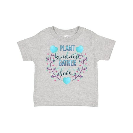 

Inktastic Plant Kindness Gather Love- Hearts and Flowers Gift Toddler Boy or Toddler Girl T-Shirt