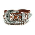 thumbnail image 1 of CTM®  1 1/2 Inch Western Rhinestone Belt ( Available) (Women's Plus Size), 1 of 3