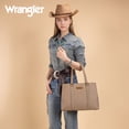 thumbnail image 3 of Wrangler Laptop Tote Bag for Women 15.6 Inch Computer Bag for Work Large Double Compartment Purse and Handbag, Khaki, 3 of 6