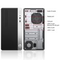 thumbnail image 2 of Desktop PC HP 400 G4 Tower Windows 11 Pro - 16GB DDR4 RAM,Intel Core i7 7th Gen Processor,256GB SSD Keyboard Mouse-Refurbished, 2 of 3