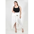 thumbnail image 1 of Falda asimetrica con broche Roman Fashion /Tallas Extras, 7067 (Blanco) blanco 42, 1 of 6
