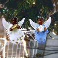 thumbnail image 5 of Gifts Plus African American Porcelain Angel Ornaments, 3.2oz, 3" Length - Set of 2 with Gift Box, 5 of 7