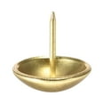 thumbnail image 5 of Uxcell 18mm Dia 17mm Height Gold Tone Round Thumb Push Pins Nails Tacks 60 Pack, 5 of 5