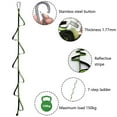 thumbnail image 4 of ShenMo 1 pcs Outdoor Rope Ladder Rescue Survival Ladder Ladder Soft Ladder Mountaineering Climbing Indoor Outdoor Training Ladder, 4 of 5