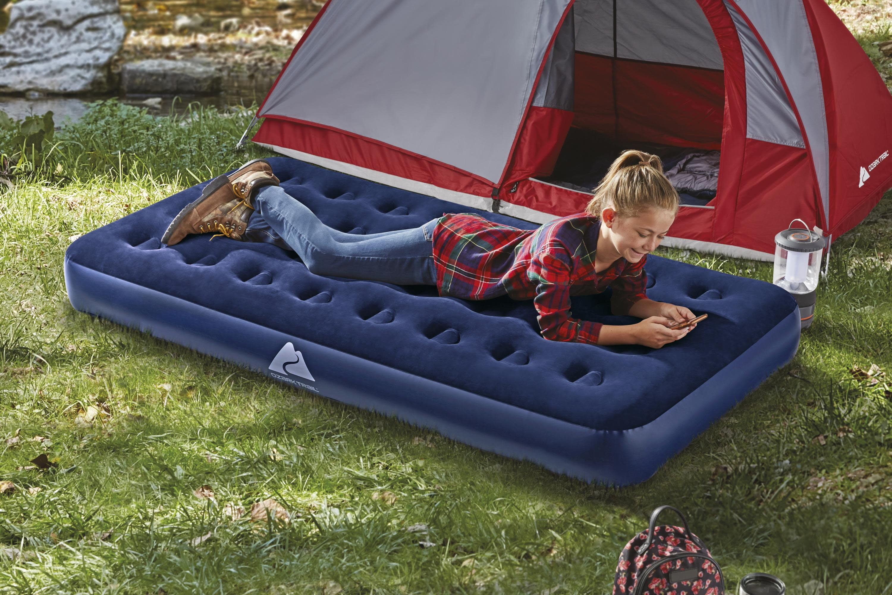 ozark trail double tjick twin air mattress