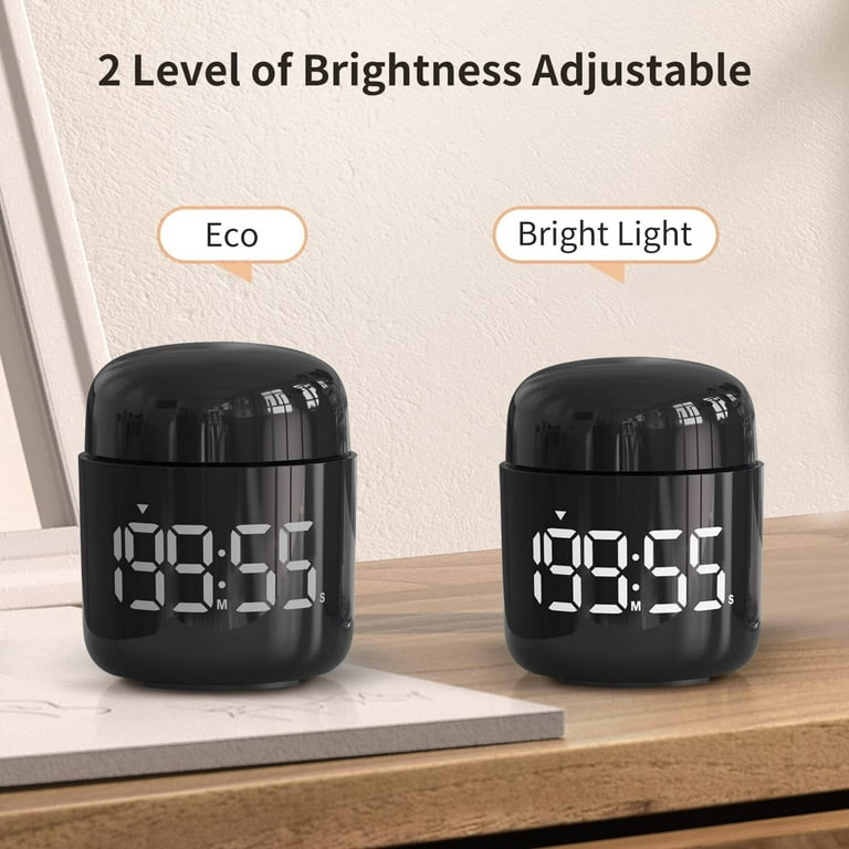  VOCOO Digital Kitchen Timer - Magnetic Countdown Countup Timer  with Large LED Display Volume Adjustable, Easy for Cooking and for Seniors  and Kids to Use (White) : Home & Kitchen