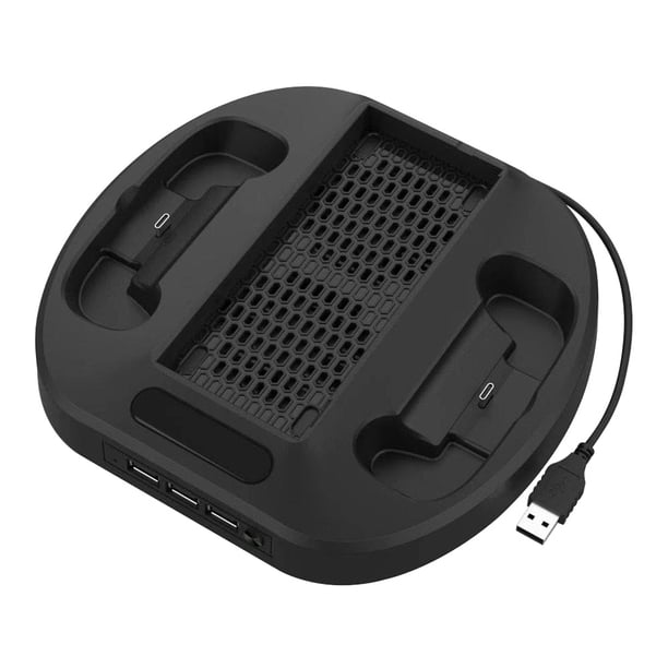 Likrtyny Soporte Refrigeración Consola para Xbox Series S USB HUB Dual Controller Charger