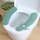 thumbnail image 4 of Ganfancp Adhesivo de Punto para El Inodoro Almohadilla Impermeable para El Asiento Del Inodoro Lazo para Calidez Higiene Sin Adsorción Tacto Flexible Lavado Repetido para Inhibir El Deslizamiento Reb, 4 of 6