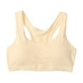 thumbnail image 2 of ATOGUTA Teen Girls Bra Size 7-11 Seamless Racerback Training Bras for Girls Removeable Pads Beige, 2 of 4
