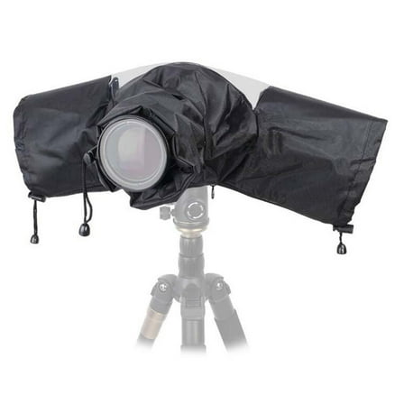 WASHWEPE Camera Rain DSLR Camera Rain Cover Nylon Black 1Set
