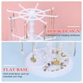 thumbnail image 3 of Niceauty Rotating Jewelry Holder Stand White with Hooks Multilayer Design for Display Accessories, 3 of 8
