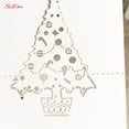 thumbnail image 5 of Tarjeta de nombre de mesa con forma de árbol de Navidad cortado con láser, tarjeta de lugar, decoración de fiesta de boda, Favor 8Z, 10 piezas, 5 of 5