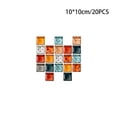 thumbnail image 4 of Wosthever 10 piezas mosaico adhesivo para pared hogar cocina baño autoadhesivo azulejo adhesivo azulejos decoraciones negro 10*10*20 piezas Decoración del hogar Vistoso 10*10*20 piezas Wosthever HA064277-04, 4 of 6