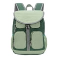 thumbnail image 2 of CUZIBR Girls Backpack For Campus Daily Commute Sports Travel Casual Vintage Color Block Daypack Unisex Students Adjustable Mesh Padded Shoulder Straps School Rucksack, 2 of 5