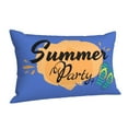 thumbnail image 2 of Kll Summer Party Pillow Covers Envelope Closure,Super Soft And Cozy Fuzzy Fleece Pillow Case Cover 16"X24", 2 of 9