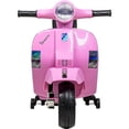 thumbnail image 2 of Moto Vespa Eléctrica Montable Little monkey Niña Ajustable Clásica Rosa 6v, 2 of 7