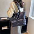 thumbnail image 2 of CoCopeaunt Puffer Tote Bag for Women Quilted Puffy Handbag Light Winter Down Cotton Padded Shoulder Bag Down Padding Tote Bag, 2 of 6