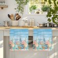 thumbnail image 4 of Summer Nautical Kitchen Towels Set of 1, Coastal Beach Starfish Coral Shell Blue Absorbent Dish Towels for Kitchen, Microfiber Hand Towel, Quick Drying Tea Towel for Cleaning Decorative Dishcloths, 4 of 7