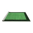 thumbnail image 2 of Ahgly Company Machine Washable Indoor Rectangle Abstract Emerald Green Contemporary Area Rugs, 6' x 9', 2 of 4