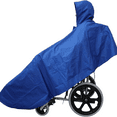 thumbnail image 1 of Universal Wheelchair Rain Poncho Full-Body Waterproof & Windproof Coverage with Hood | Reusable Protective Gear, 1 of 6