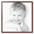 thumbnail image 2 of ArtToFrames 24" x 24" Walnut Picture Frame, 24x24 inch Brown Wood Poster Frame (WOM-4215), 1 Pack, 2 of 7