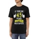 thumbnail image 1 of Funny 45 Years Old Joke 45th Birthday Men's Cotton T-Shirts Casual Basic Crew Neck Tshirts Short Sleeve Tee Shirts,, 1 of 6