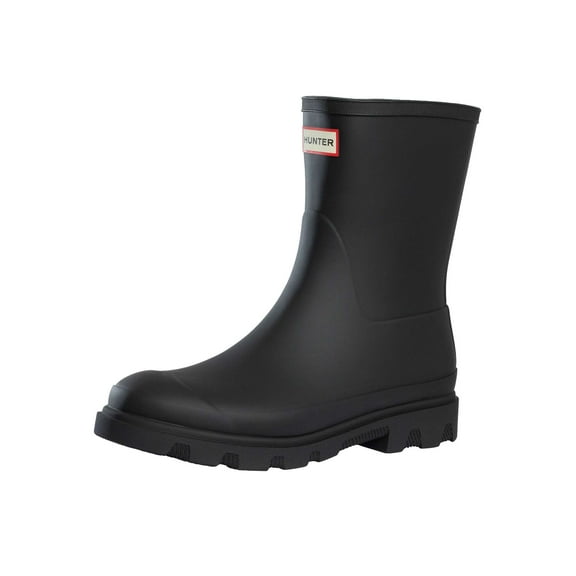 Hunter Downpour Short Wellington Boots, Black